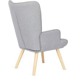 Кресло с подставкой для ног Mebel Elite Lozano 2 (Grey) Thumb