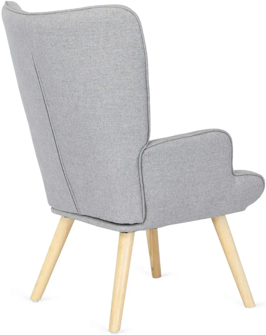 Кресло с подставкой для ног Mebel Elite Lozano 2 (Grey) - 4