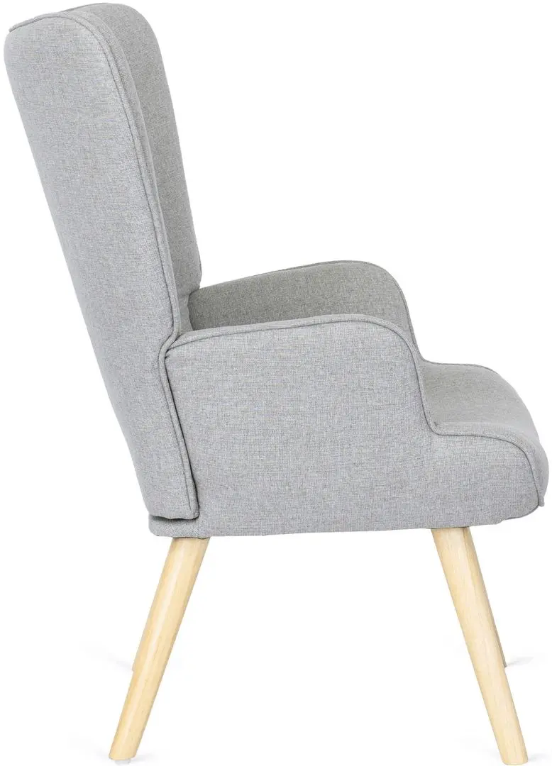 Кресло с подставкой для ног Mebel Elite Lozano 2 (Grey) - 5