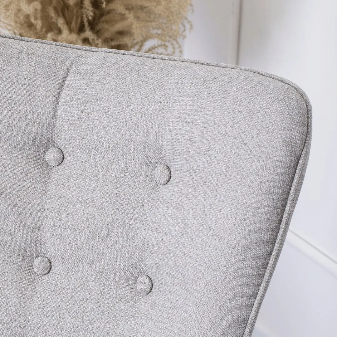 Кресло с подставкой для ног Mebel Elite Lozano 2 (Grey) - 9