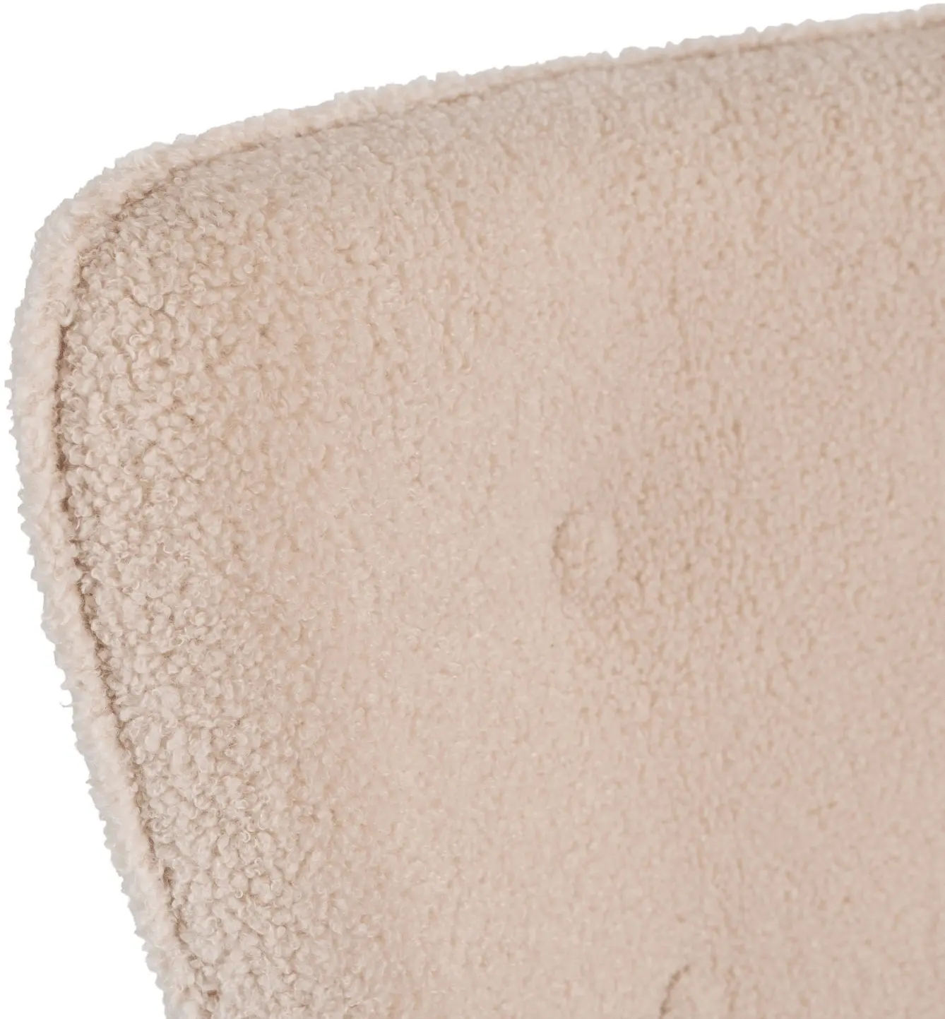 Fotoliu cu suport pentru picioare Mebel Elite Lozano (Beige/Natural) - 8