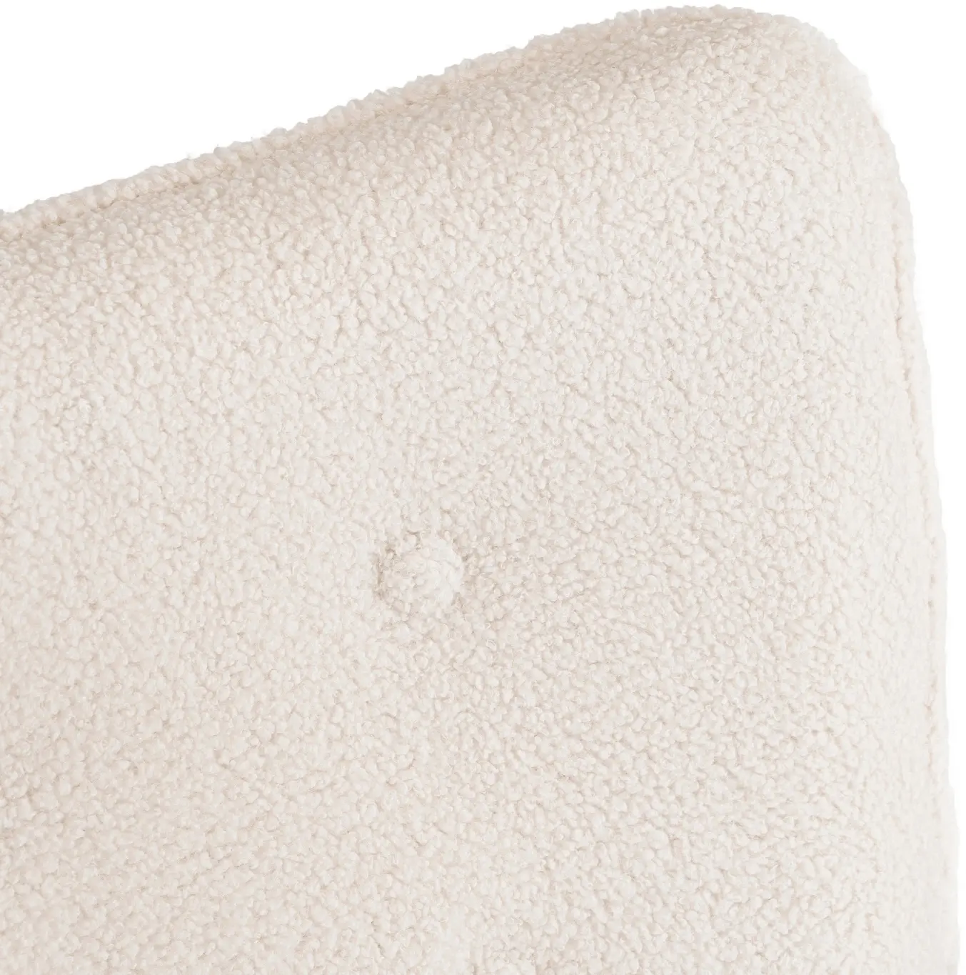 Fotoliu cu suport pentru picioare Mebel Elite Lozano (Cream/Natural) - 8