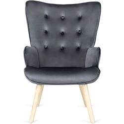 Кресло с подставкой для ног Mebel Elite Lozano (Grey) Thumb