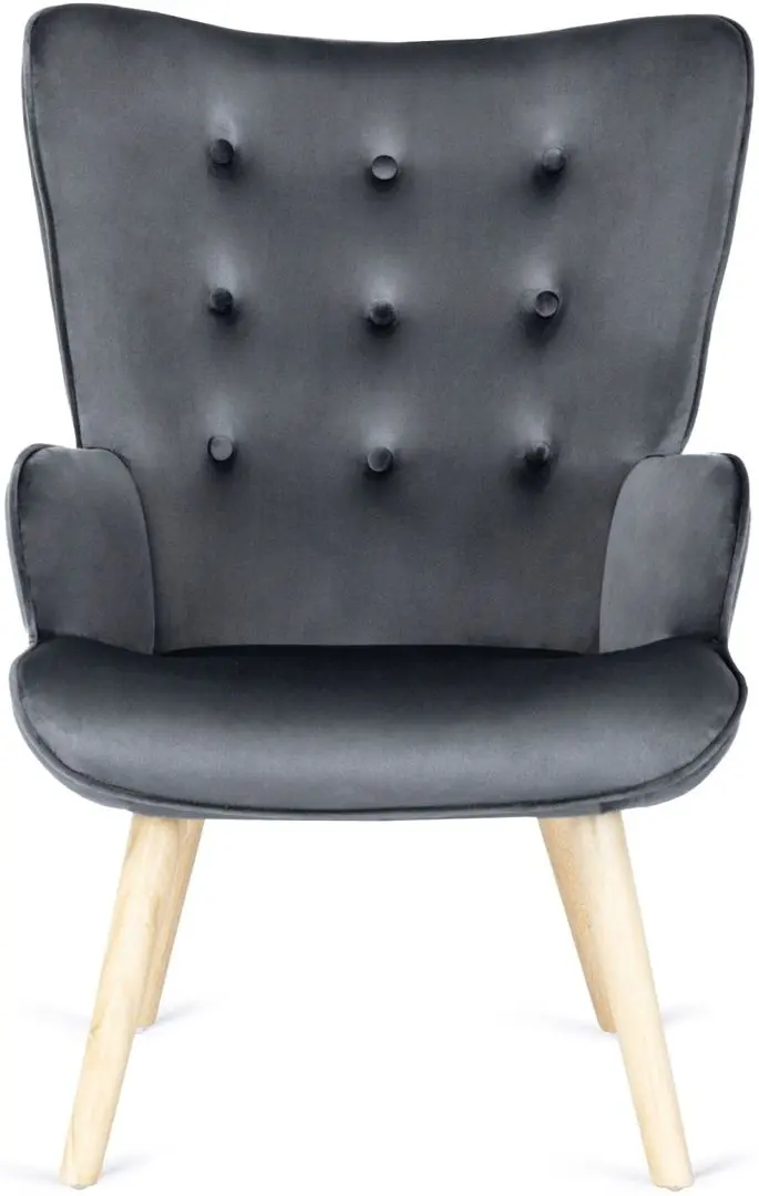 Кресло с подставкой для ног Mebel Elite Lozano (Grey)