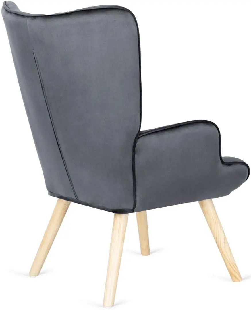 Кресло с подставкой для ног Mebel Elite Lozano (Grey)