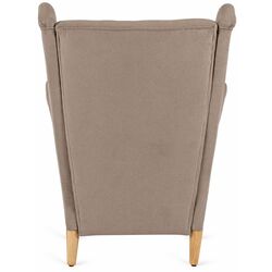 Кресло с пуфом Mebel Elite Evan 2 (Beige/Natural Oak) Thumb