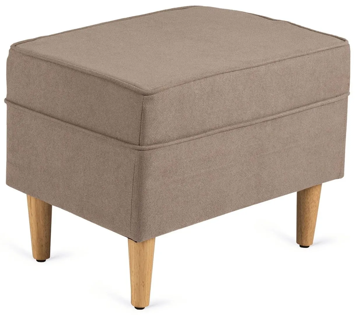 Кресло с пуфом Mebel Elite Evan 2 (Beige/Natural Oak) - 10