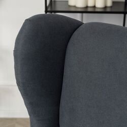 Fotoliu cu puf Mebel Elite Evan 2 (Grey/Natural Oak) Thumb