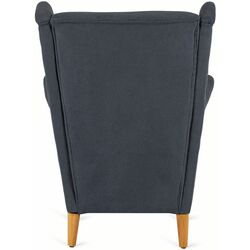 Fotoliu cu puf Mebel Elite Evan 2 (Grey/Natural Oak) Thumb