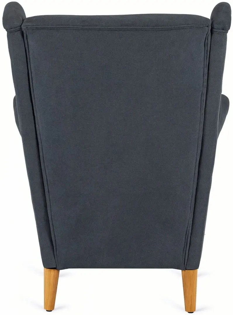 Fotoliu cu puf Mebel Elite Evan 2 (Grey/Natural Oak) - 6