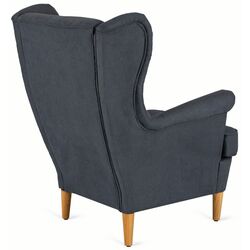 Fotoliu cu puf Mebel Elite Evan 2 (Grey/Natural Oak) Thumb