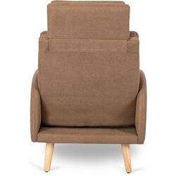 Кресло с пуфом Mebel Elite Henry (Brown/Beech) Thumb