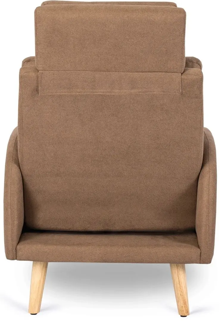 Кресло с пуфом Mebel Elite Henry (Brown/Beech) - 11