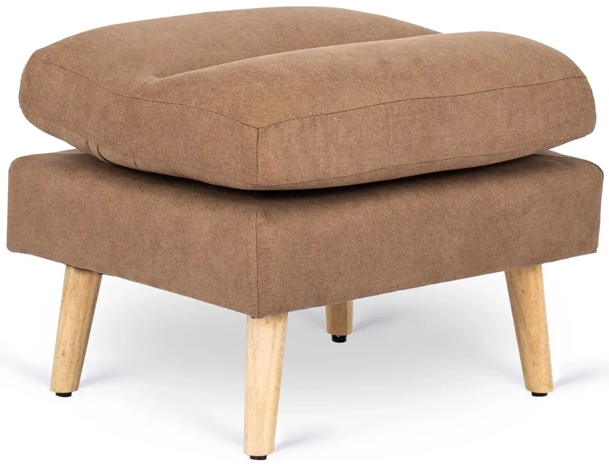 Кресло с пуфом Mebel Elite Henry (Brown/Beech) - 12