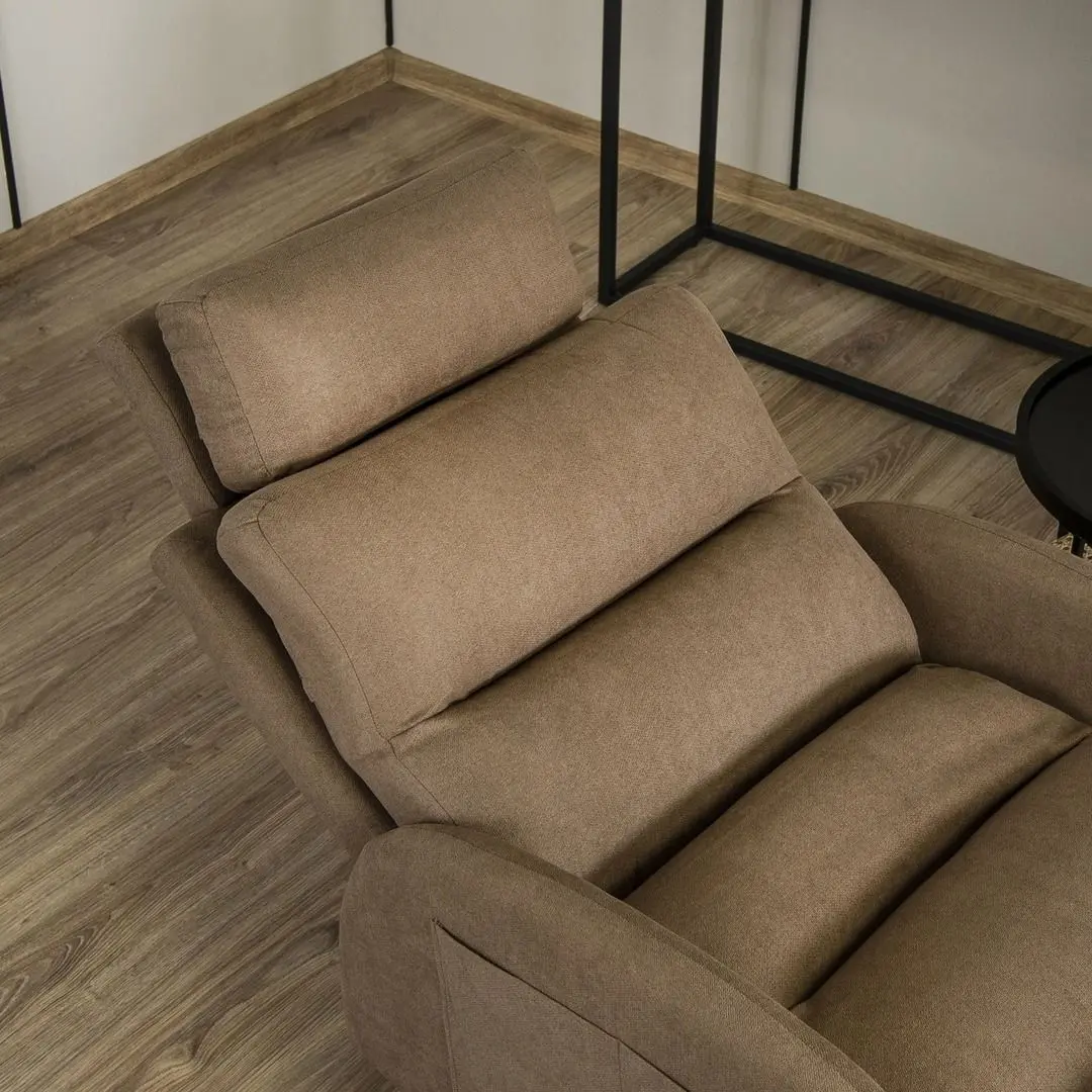 Кресло с пуфом Mebel Elite Henry (Brown/Beech) - 14