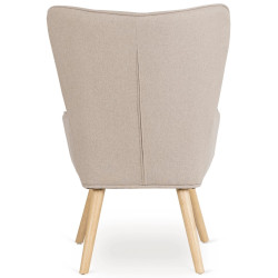 Кресло с пуфом Mebel Elite Lozano 2 (Beige) Thumb