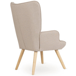 Кресло с пуфом Mebel Elite Lozano 2 (Beige) Thumb