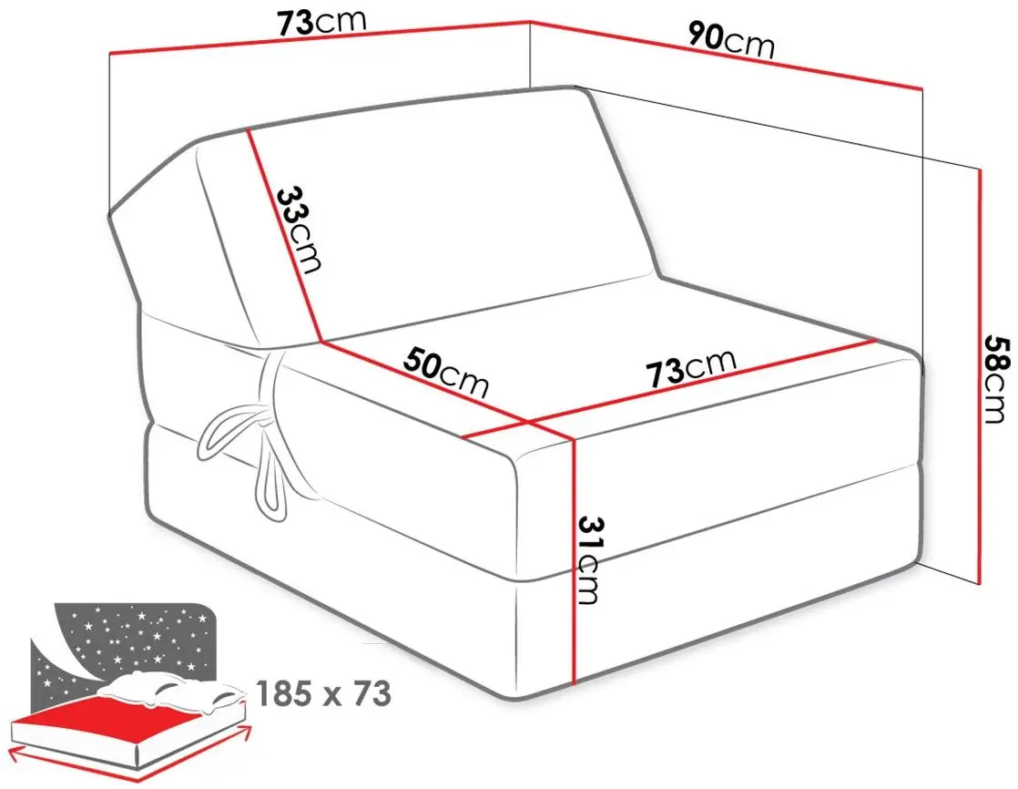 Fotoliu modular Mirjan24 Fabian/Kevin (Light Gray) - 2