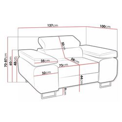 Fotoliu Mirjan24 Darins/Wild (Beige) Thumb