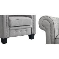 Fotoliu Mirjan24 Evelonas/Solamis 1 (Grey) Thumb