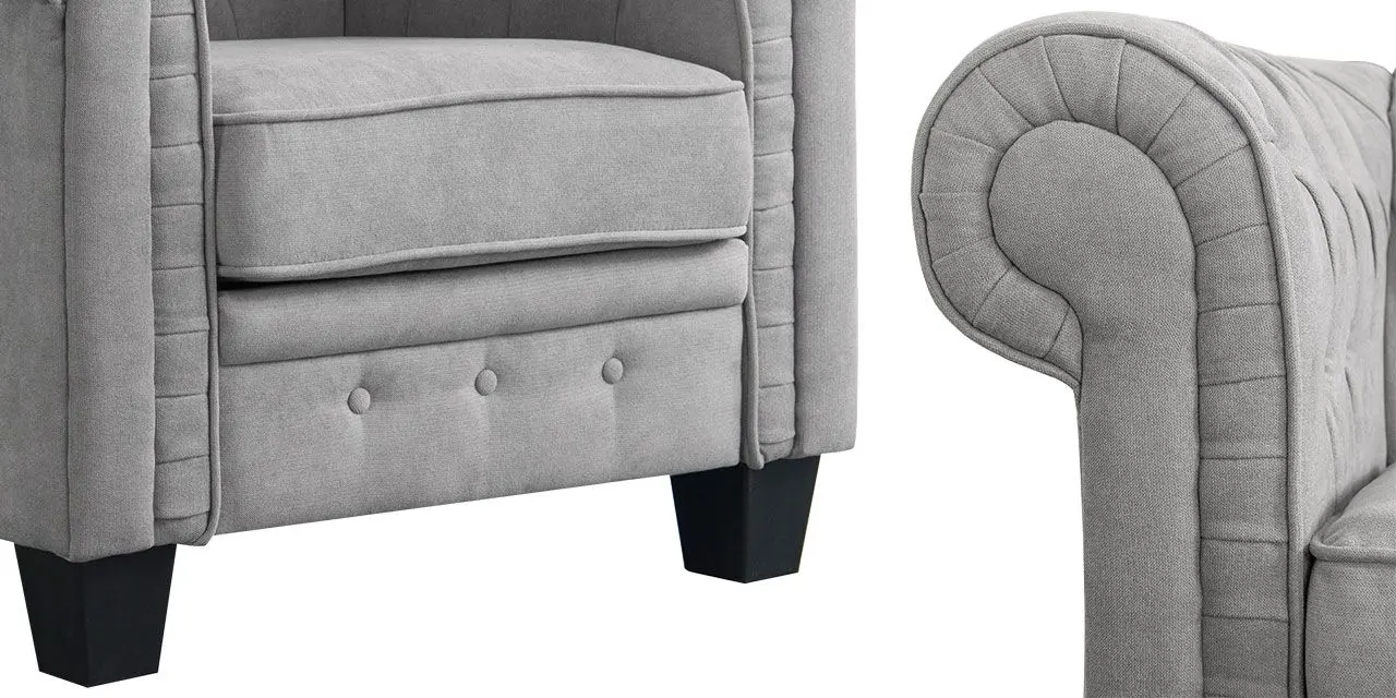 Fotoliu Mirjan24 Evelonas/Solamis 1 (Grey) - 6