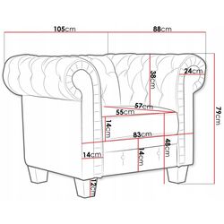 Fotoliu Mirjan24 Evelonas/Solamis 1 (Grey) Thumb