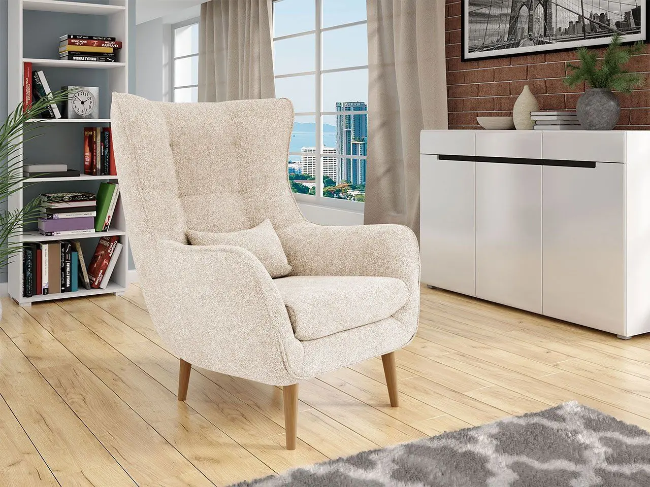 Кресло Mirjan24 Florence/Estjano (Beige) - 2