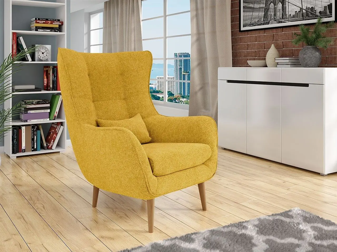 Fotoliu Mirjan24 Florence/Estjano (Yellow) - 2