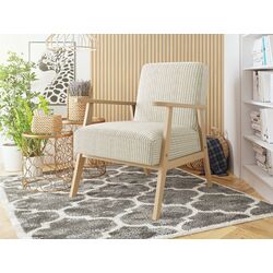 Fotoliu Mirjan24 Pawiva/Retro Poso 100 (Gray Light/Natural)