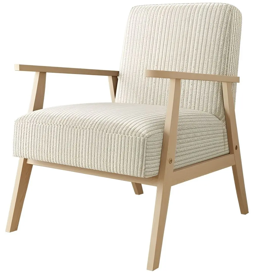 Кресло Mirjan24 Pawiva/Retro Poso 100 (Gray Light/Natural) - 3