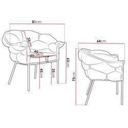 Fotoliu Mirjan24 Protel/Cherry (Gray) Thumb