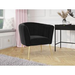 Кресло Mirjan24 Rimilo/Giliali (Black/Gold) Thumb