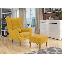 Fotoliu cu puf Mirjan24 Florence/Estjano (Yellow) Thumb