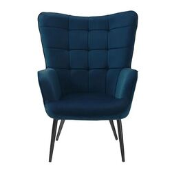 Кресло с табуретом Mirjan24 Ralikin/Gunar (Blue) Thumb