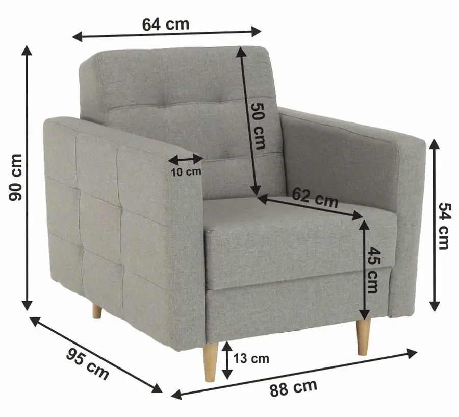 Кресло Mobhaus Amedia (Gray)