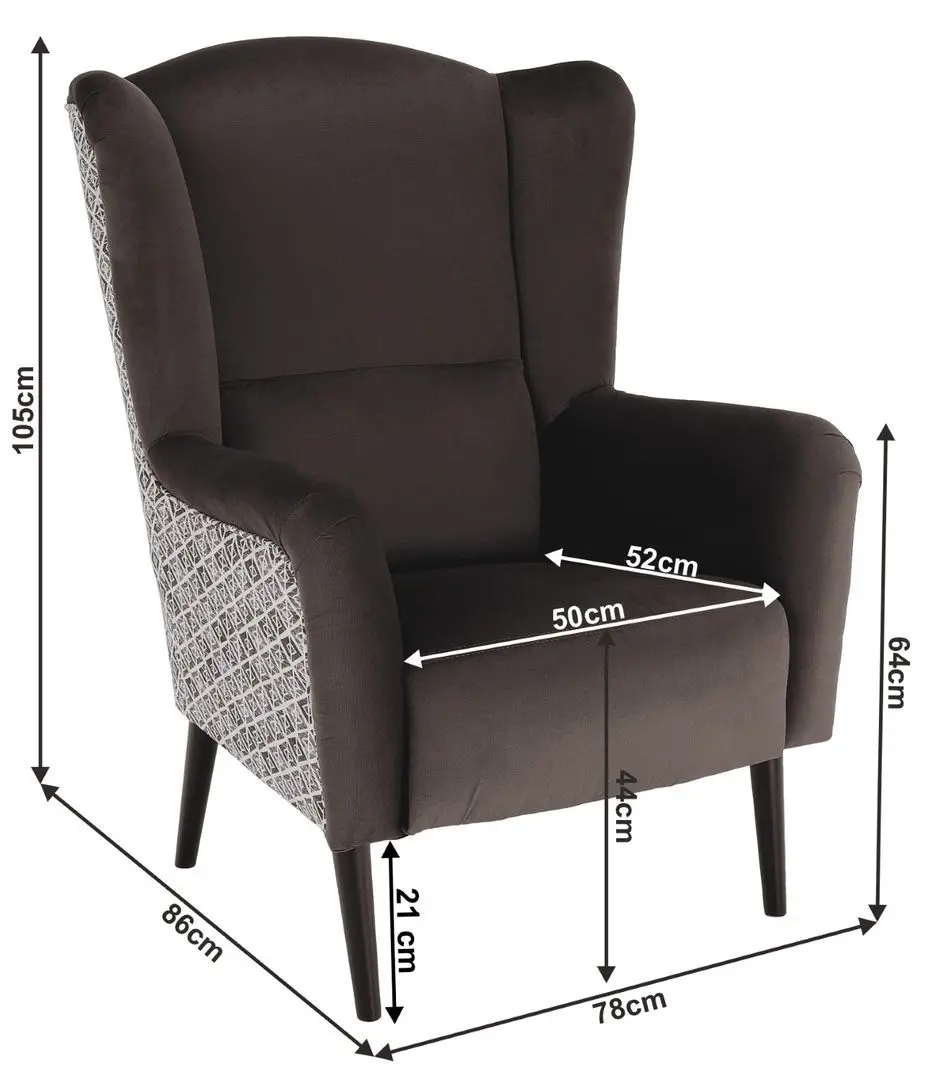 Fotoliu Mobhaus Belek (Brown)