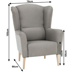 Fotoliu Mobhaus Belek (Cappuccino) Thumb