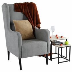 Fotoliu Mobhaus Bredly (Gray/Black) Thumb