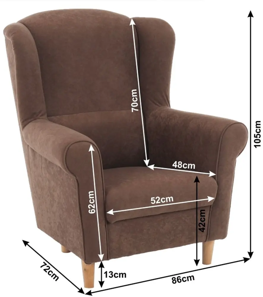 Fotoliu Mobhaus Charlot (Brown)