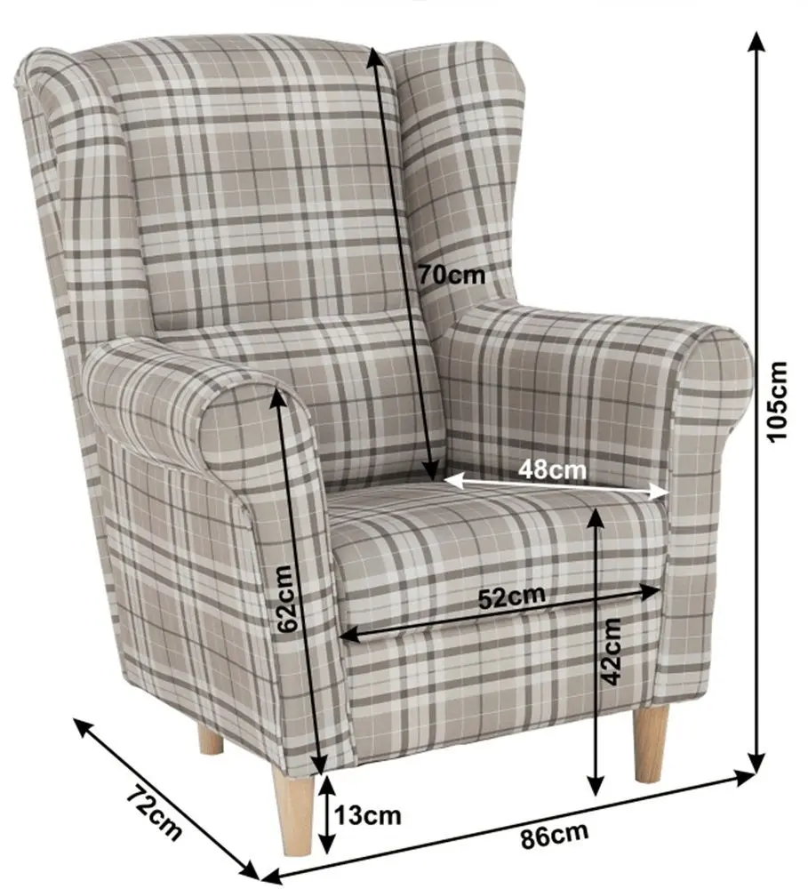 Fotoliu Mobhaus Charlot (Brown)