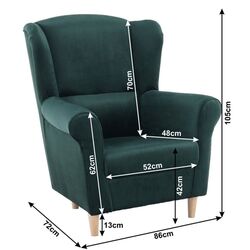 Fotoliu Mobhaus Charlot (Emerald) Thumb