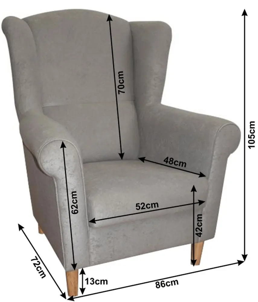 Fotoliu Mobhaus Charlot (Gray)