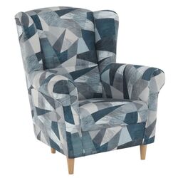 Fotoliu Mobhaus Charlot (Gray/Blue)