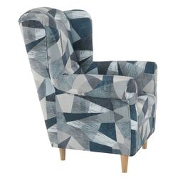 Fotoliu Mobhaus Charlot (Gray/Blue) Thumb