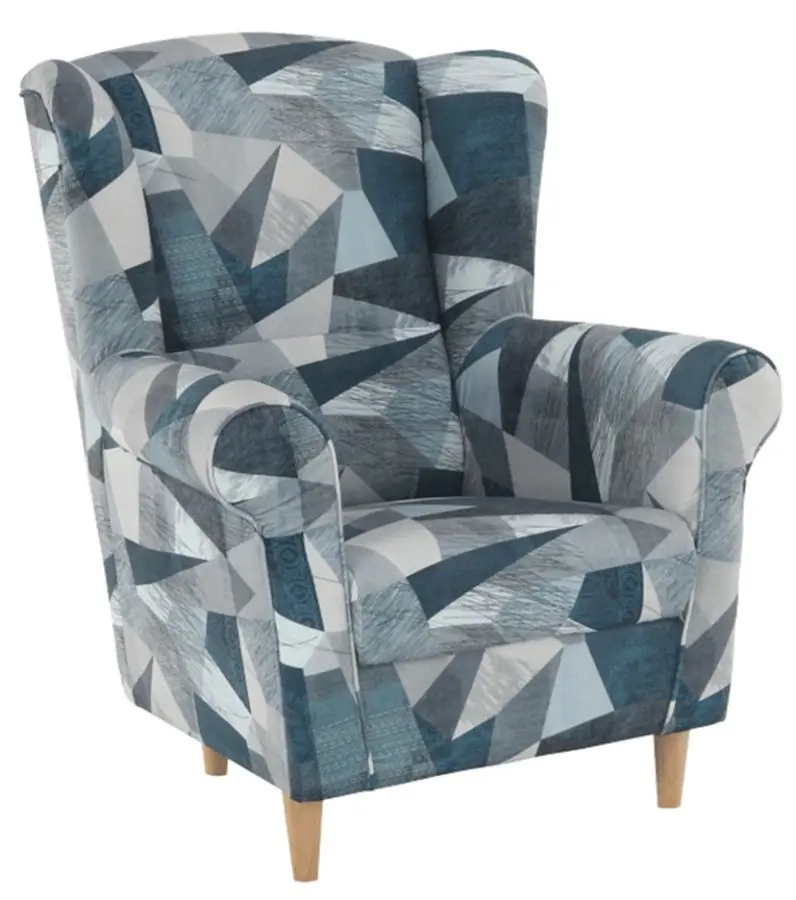 Fotoliu Mobhaus Charlot (Gray/Blue)