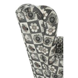 Fotoliu Mobhaus Charlot (Gray/Flowers) Thumb
