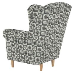 Fotoliu Mobhaus Charlot (Gray/Flowers) Thumb