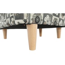 Fotoliu Mobhaus Charlot (Gray/Flowers) Thumb