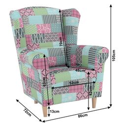 Кресло Mobhaus Charlot (Multicolor) Thumb