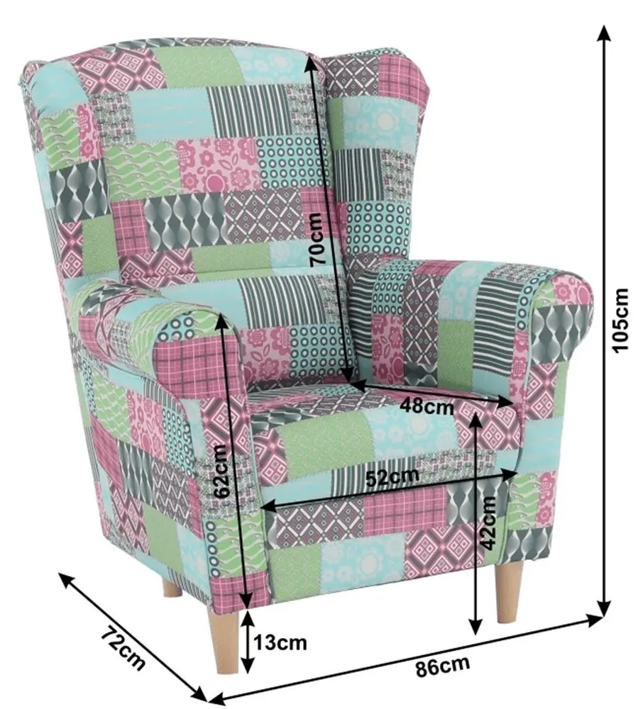 Кресло Mobhaus Charlot (Multicolor) - 2